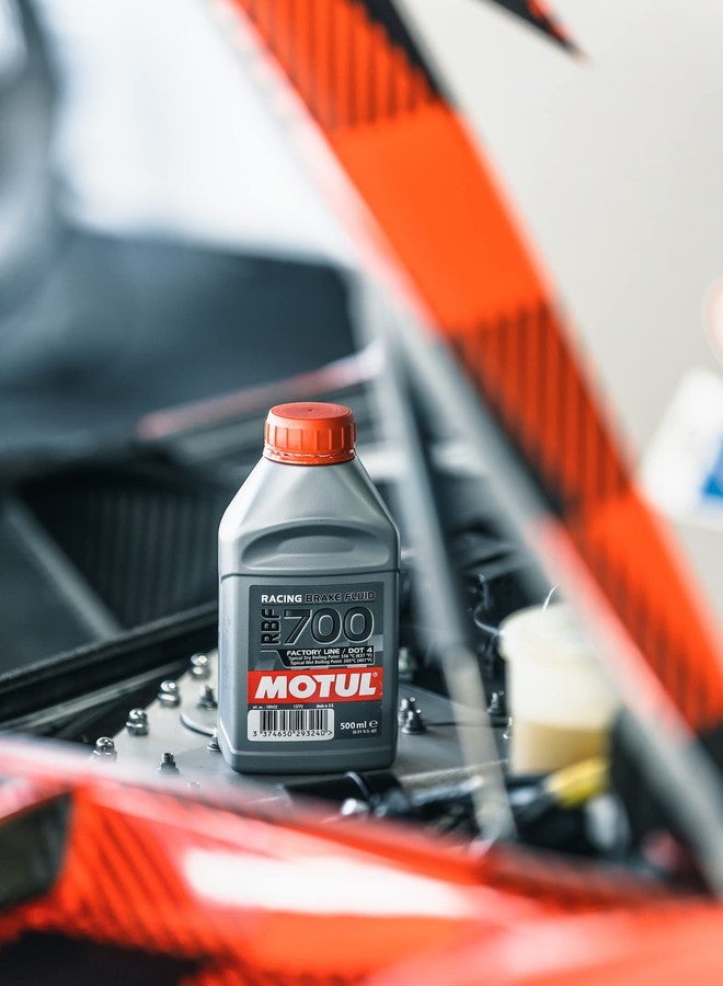 Motul RBF 700 Factory Line Racing Brake Fluid, Full Synthetic DOT 4 Brake Fluid with High Boiling Point, for Hydraulic and Clutch Systems, for Extreme Temperatures - Image 4
